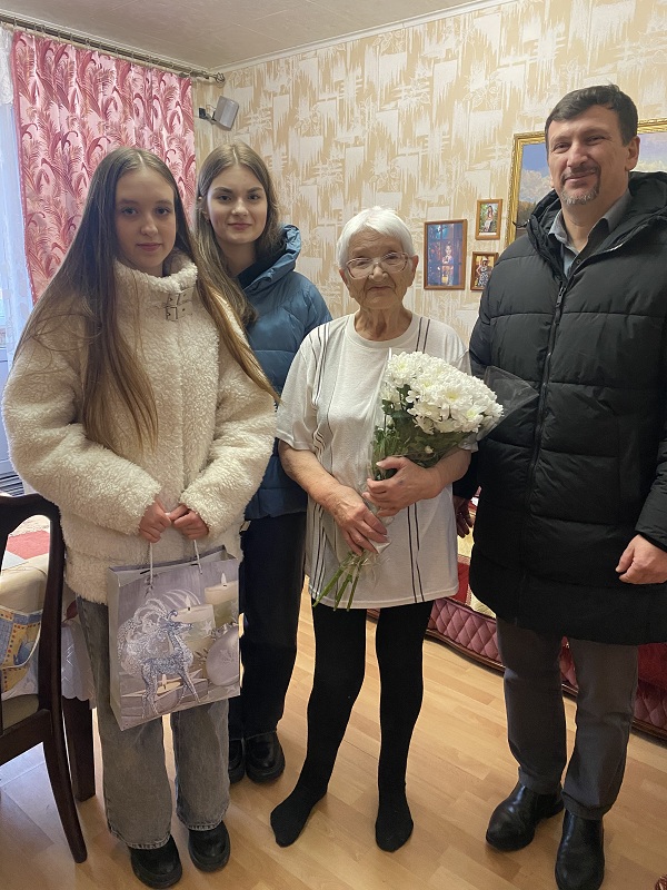 Поздравление жителя блокадного Ленинграда.