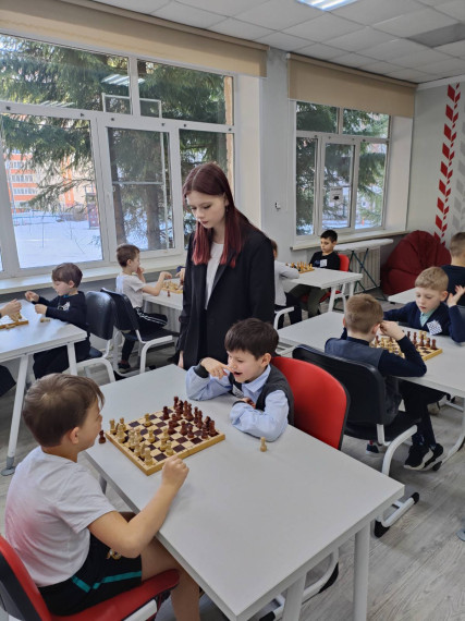 Шахматный турнир среди обучающихся 1-х классов.